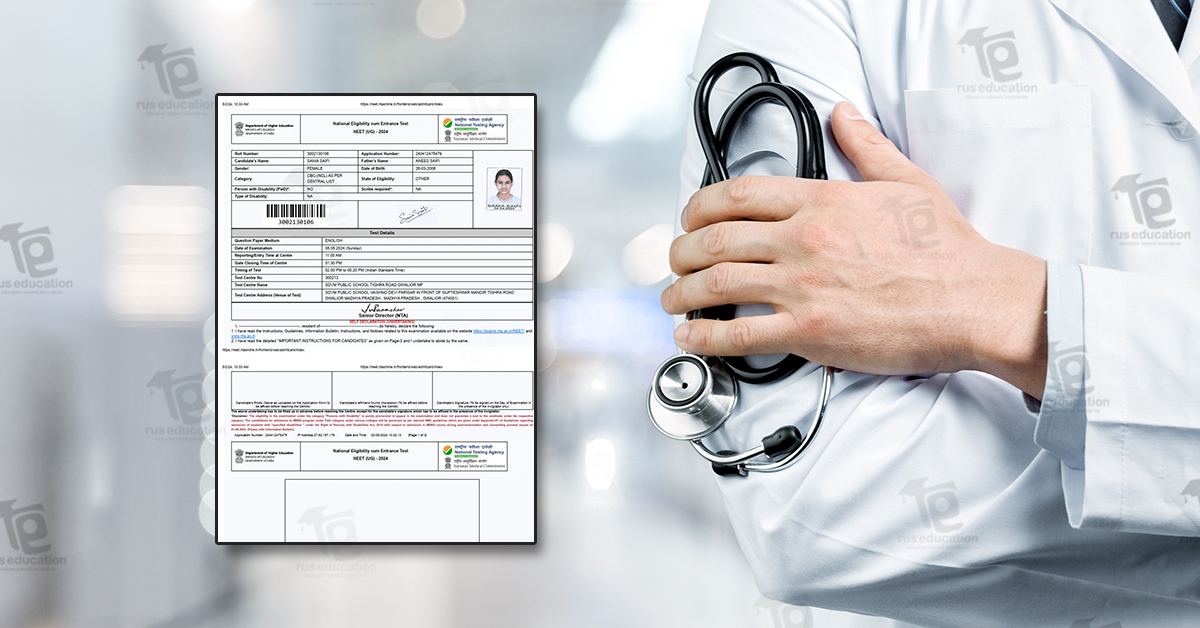 NEET-UG 2025: NTA Issues Admit Cards for Medical Aspirants