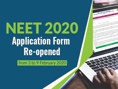 NEET 2020 Application Forms Reopened