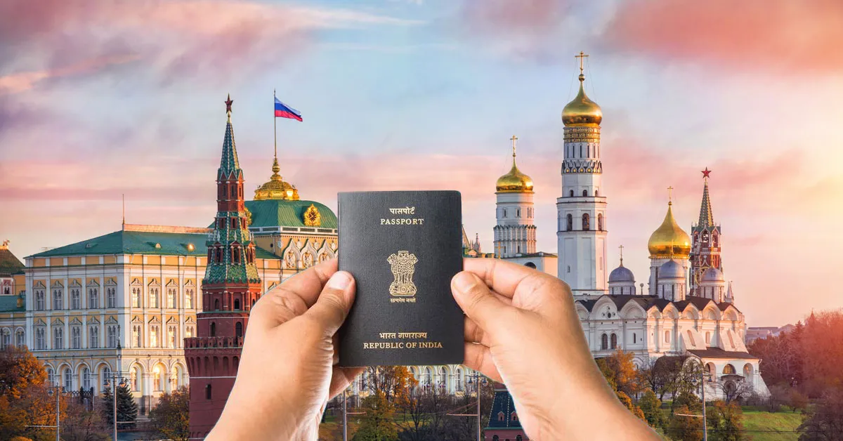 Russia to Introduce E-Visa for Indian Passport Holders Starting August 1, 2023