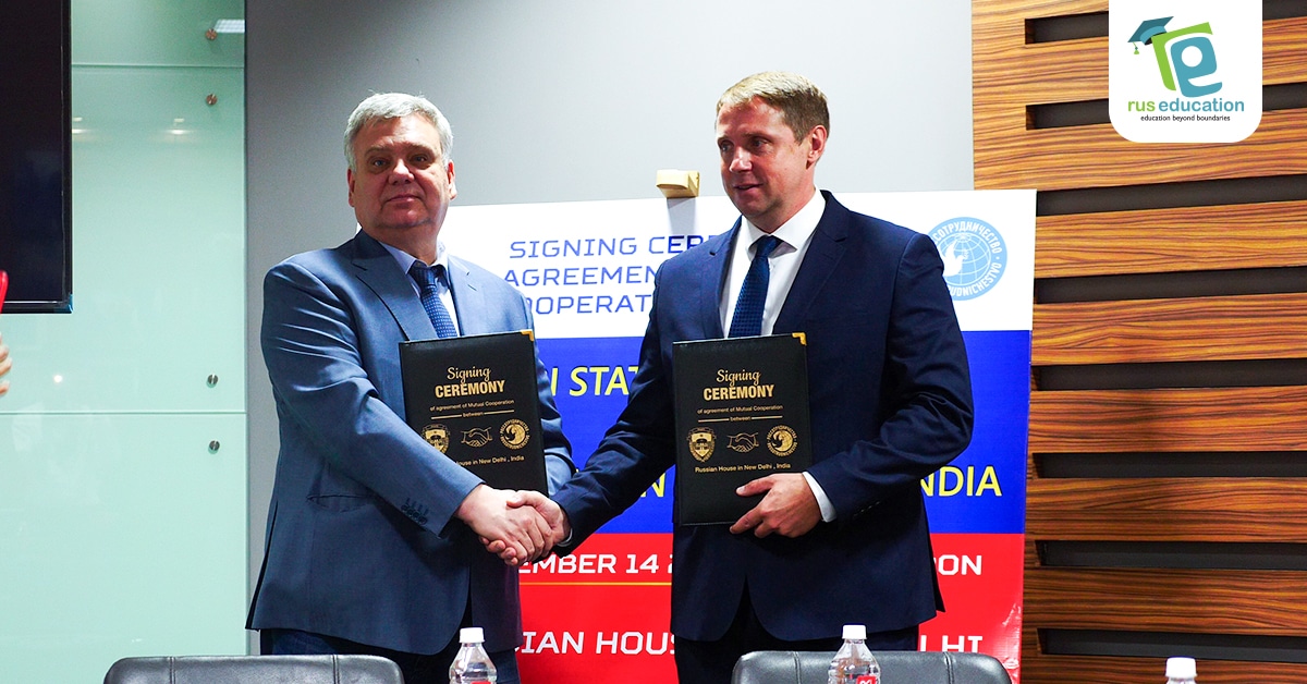 Mari State University Signs Agreement of Mutual Cooperation with Russian House in New Delhi