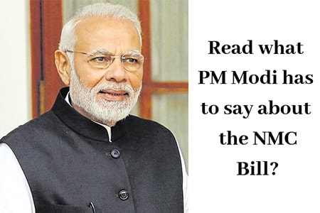 PM- Narendra Modi views on the National Medical Commission Bill!
